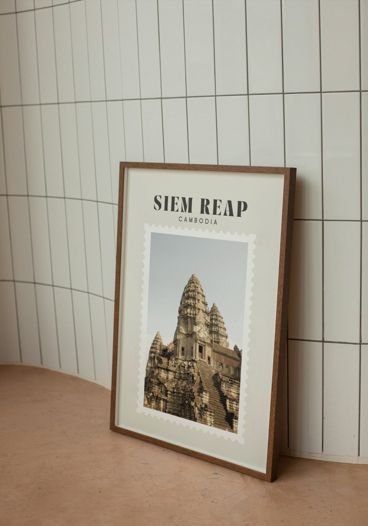 Siem Reap Cambodia Print | Travel Photography Postcard Style Poster